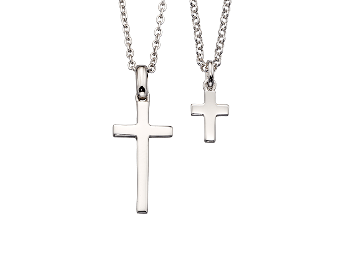 cross necklace set