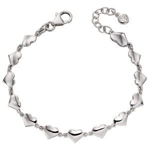 Eos Silver Multi Heart Bracelet