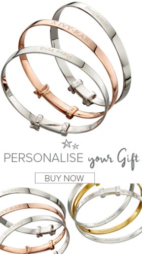 Personalised jewellery gifts