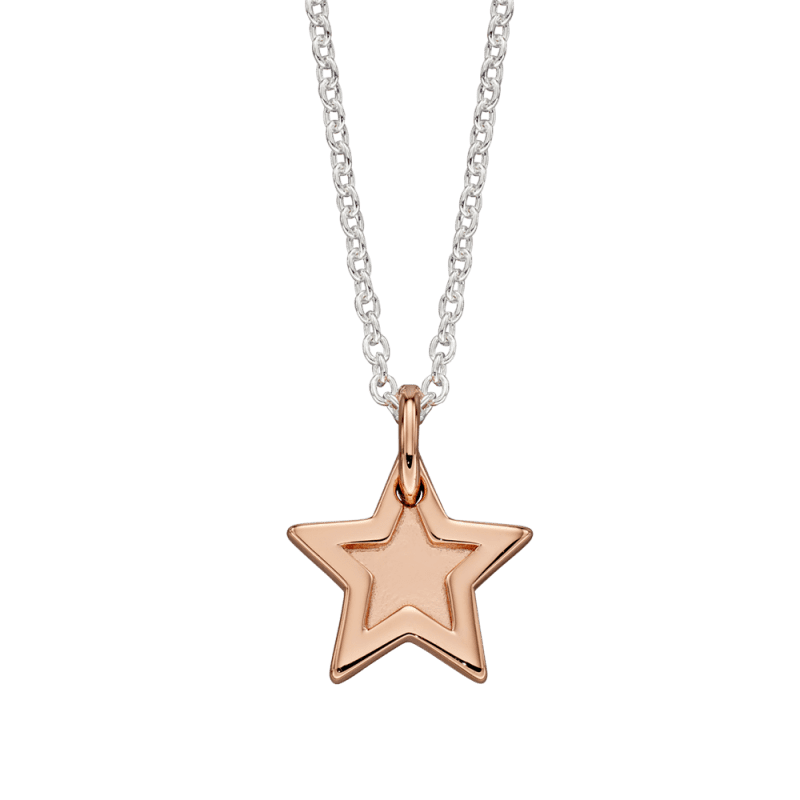 Rose Gold Star Necklace 