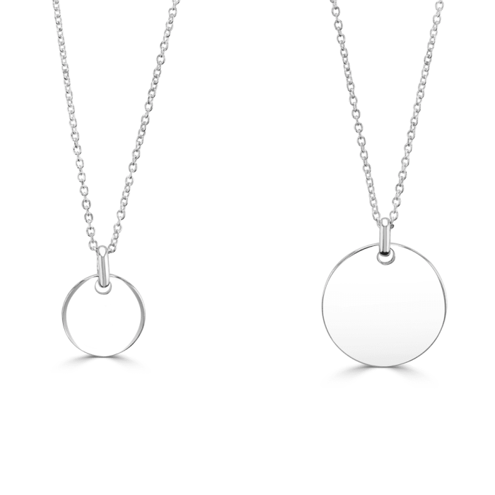 Mummy & Me Just for You Personalised Disc Necklace Set