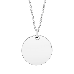 Morgan Silver Disc Necklace