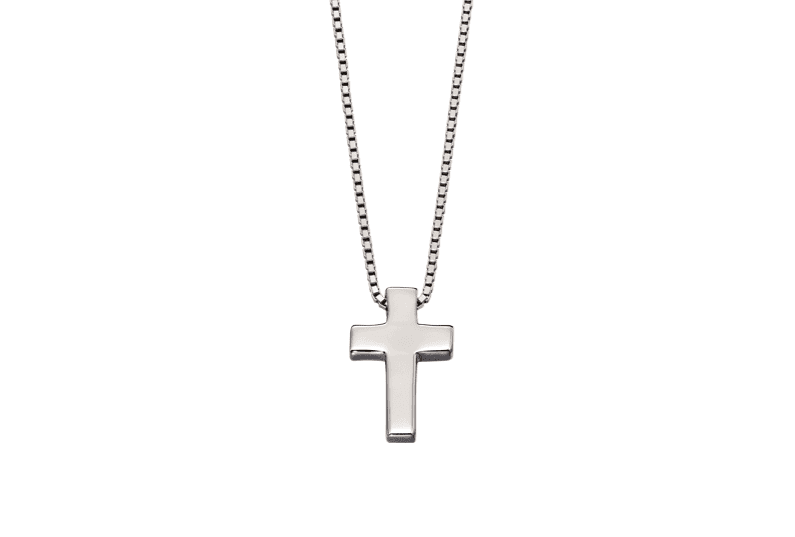 Thom Boys Silver Cross Necklace