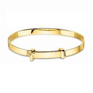 Sena - Gold Diamond Cross Bangle